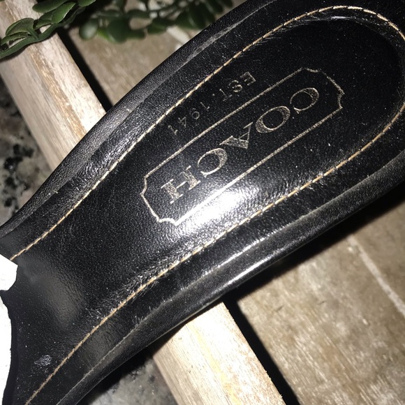 Coach slide pump heels - Picture 2 of 4